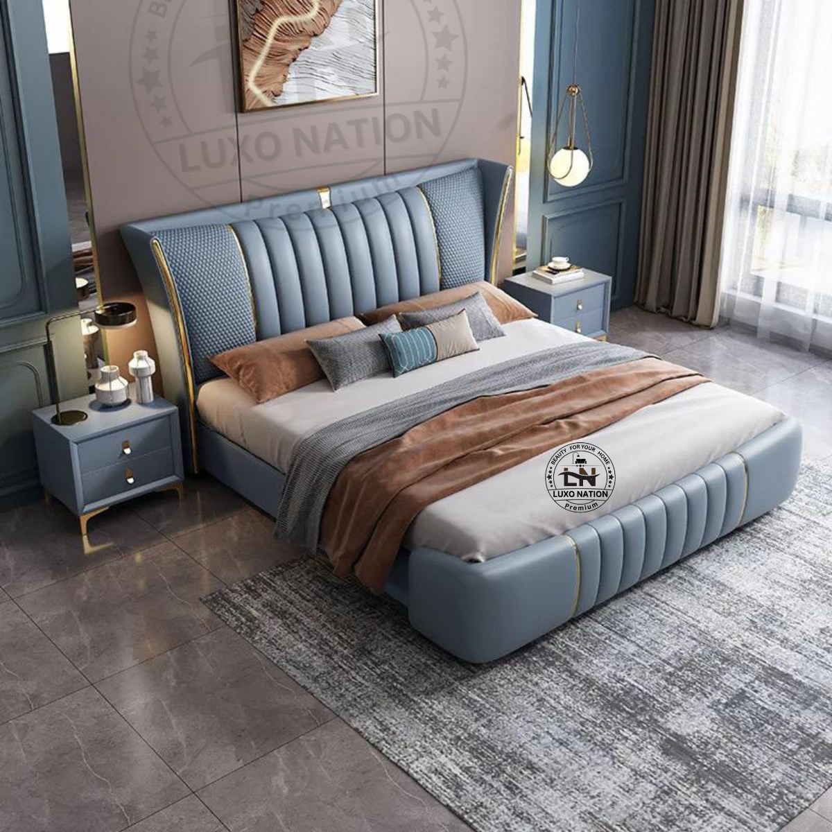 Luxo Nation  Luxury Orion Bed โ Experience Comfort Modern Elegance